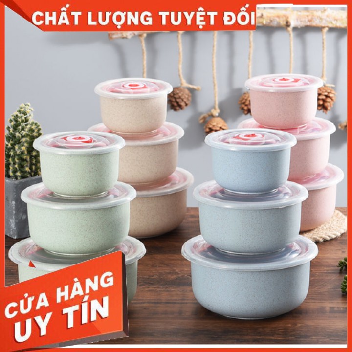 Bộ 3 Bát Lúa Mạch - Giao Màu Ngẫu Nhiên