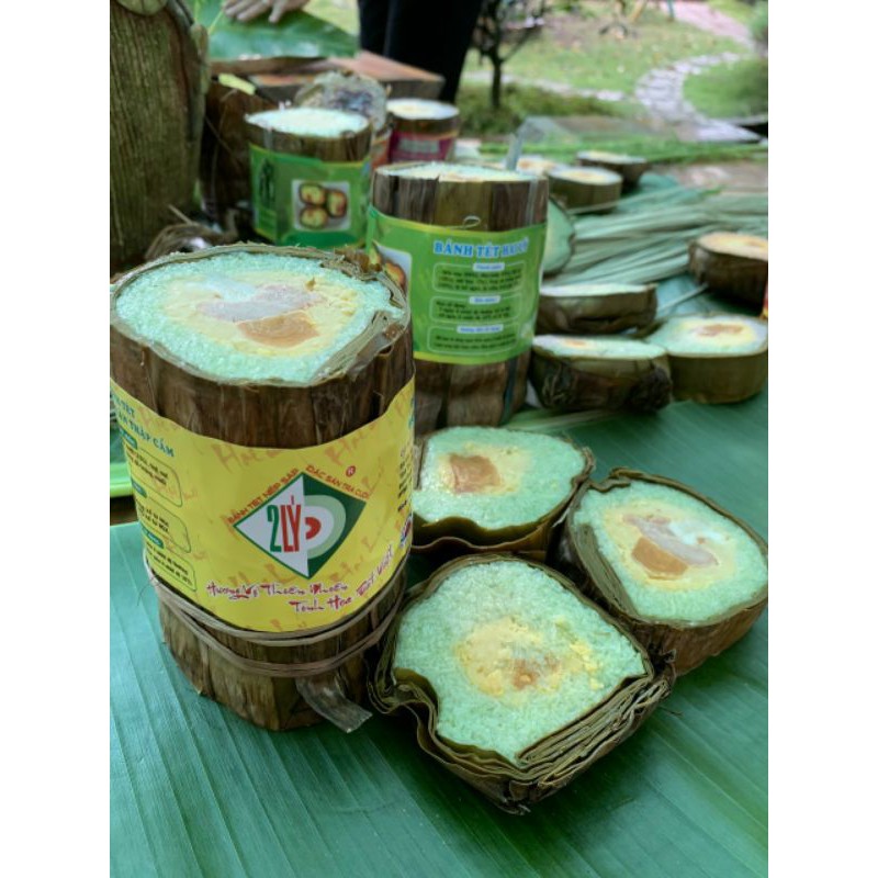 BÁNH TÉT TRÀ CUÔN XANH BỒ NGÓT 1KG | BigBuy360 - bigbuy360.vn