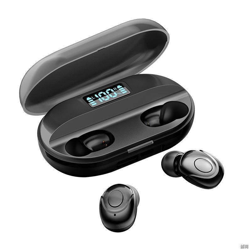 ☃ﺴ✹Tai nghe bluetooth kép không dây thật in-ear mini siêu nhỏ thể thao Huawei OPPO Apple vivo phổ thông