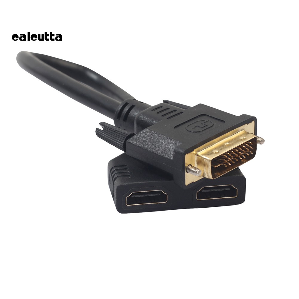 Cáp chuyển đổi 2 cổng HDMI sang 1 đầu DVI 24+1