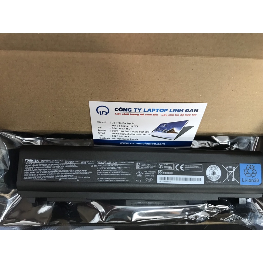 Pin Laptop Toshiba R30 R30-A R30-A1310 R30-AK01B 5162 PA5161U-1BRS PA5162U-1BRS Battery