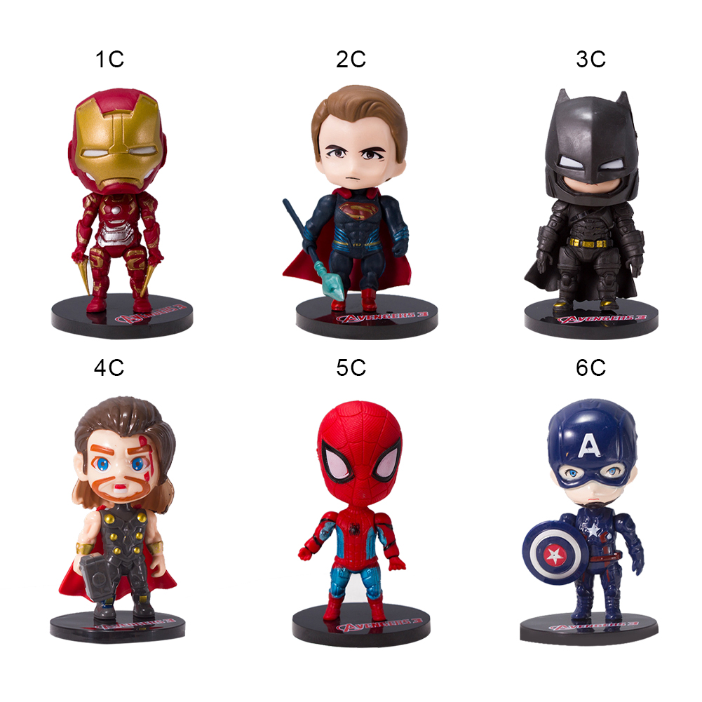 Mô hình nhân vật siêu anh hùng Iron Man / Spiderman JP1 chất lượng cao