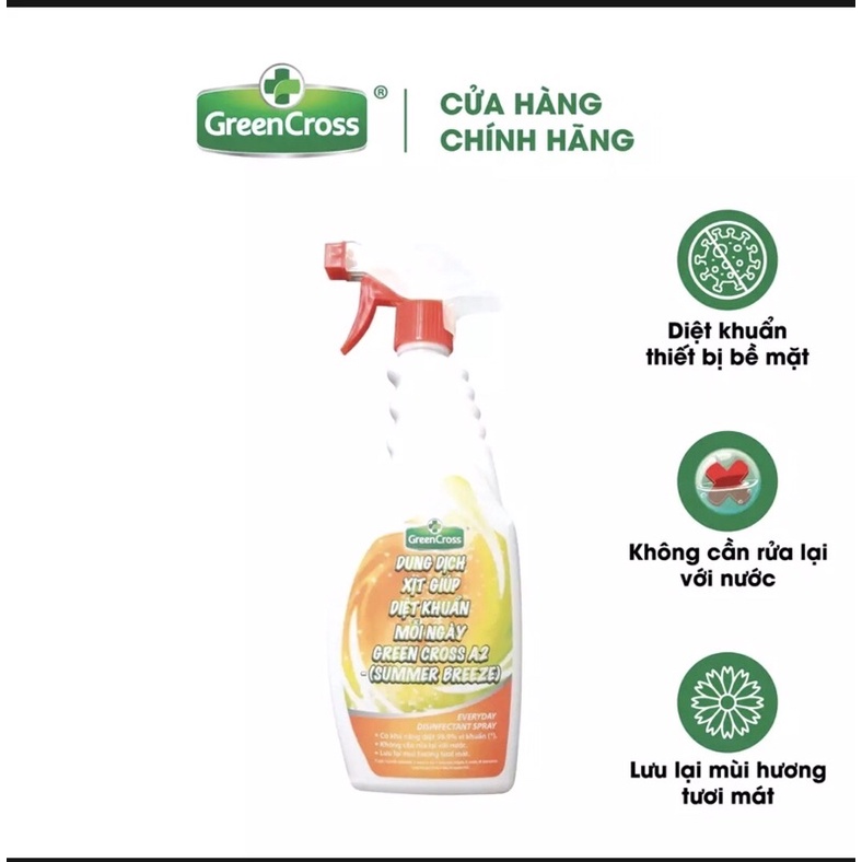 Dung Dịch Xịt Diệt Khuẩn A2 500ml (có Sẵn){ Chính Hãng}Có hoá đơn Đỏ