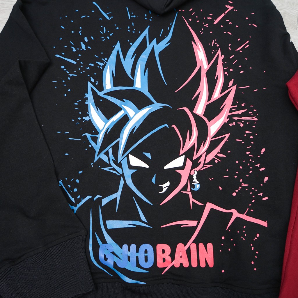 Áo khoác hoodie nỉ N7 có mũ nam nữ oversize thời trang đường phố phong cách Hàn Quốc Hot 2020 BLACK GOKU | BigBuy360 - bigbuy360.vn
