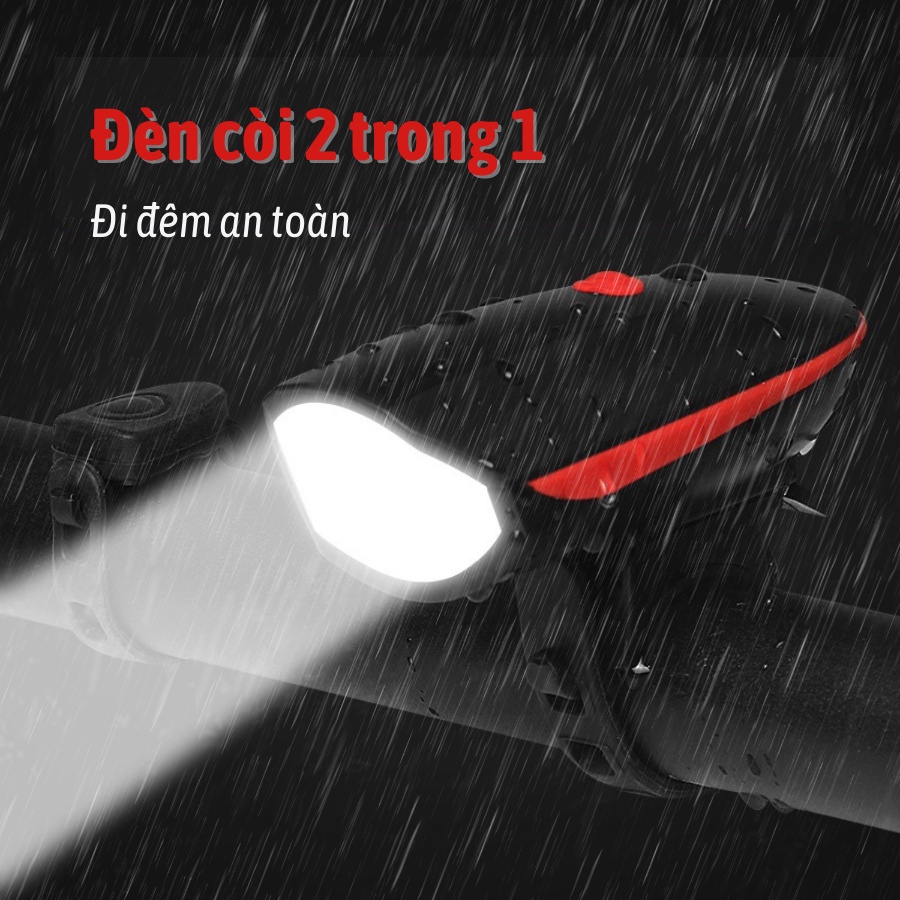 Đèn xe đạp thể thao led chống nước ĐÈN SÁNG CÒI TO xe đạp thể thao DC01