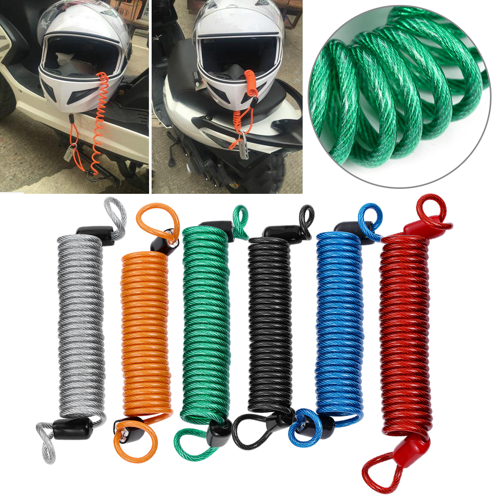 Dây Lò Xo Nhắc Nhở Khóa Đĩa Chống Trộm Xe Máy Scooter 150cm