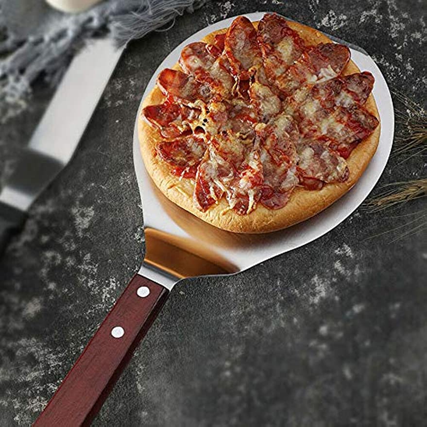 Xẻng Xúc Bánh pizza / Di Động Bằng Thép Không Gỉ Tay Cầm Tròn Cho Nhà Bếp CR1