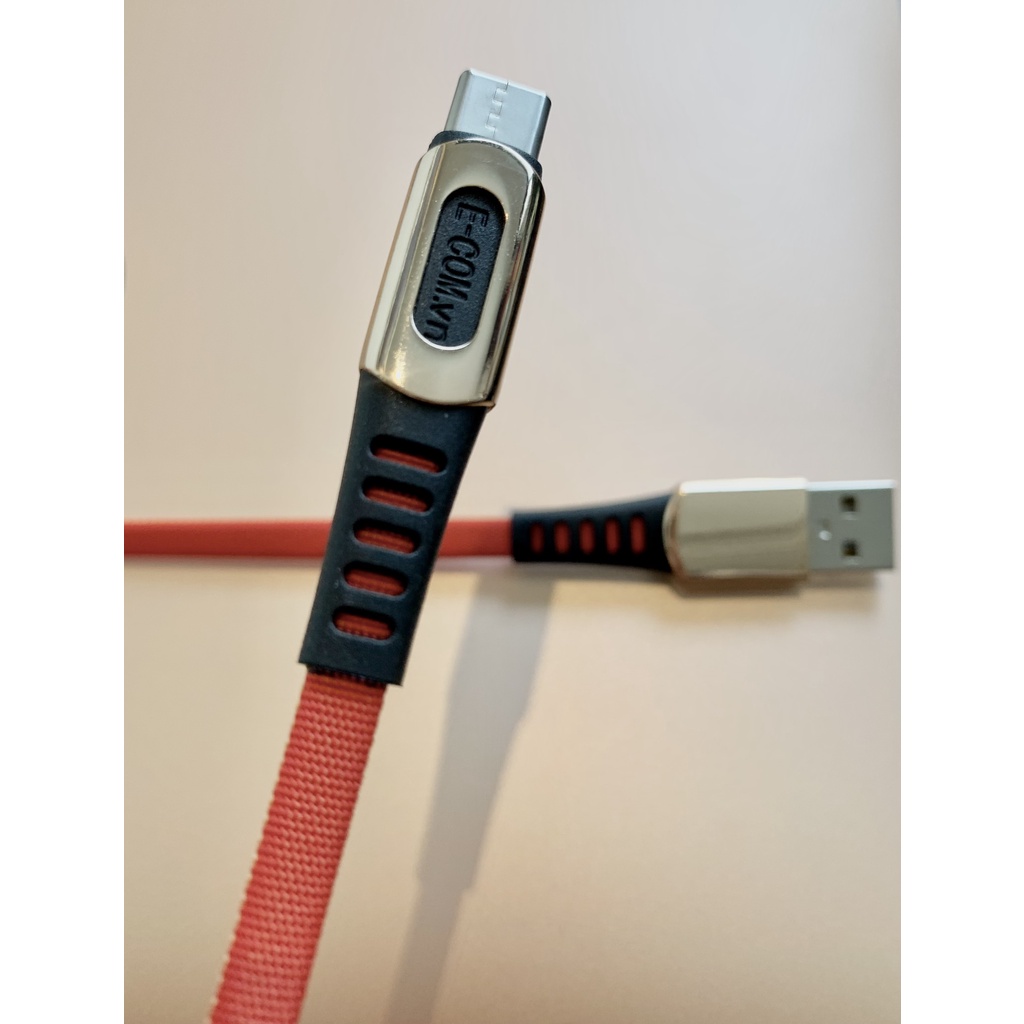 Cáp sạc nhanh 5A Type C, chính hãng,  dây dù dẹt siêu bền