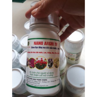 Nano bạc đồng phòng trừ nấm khuẩn cho cây hoa hồng, lan, dâu