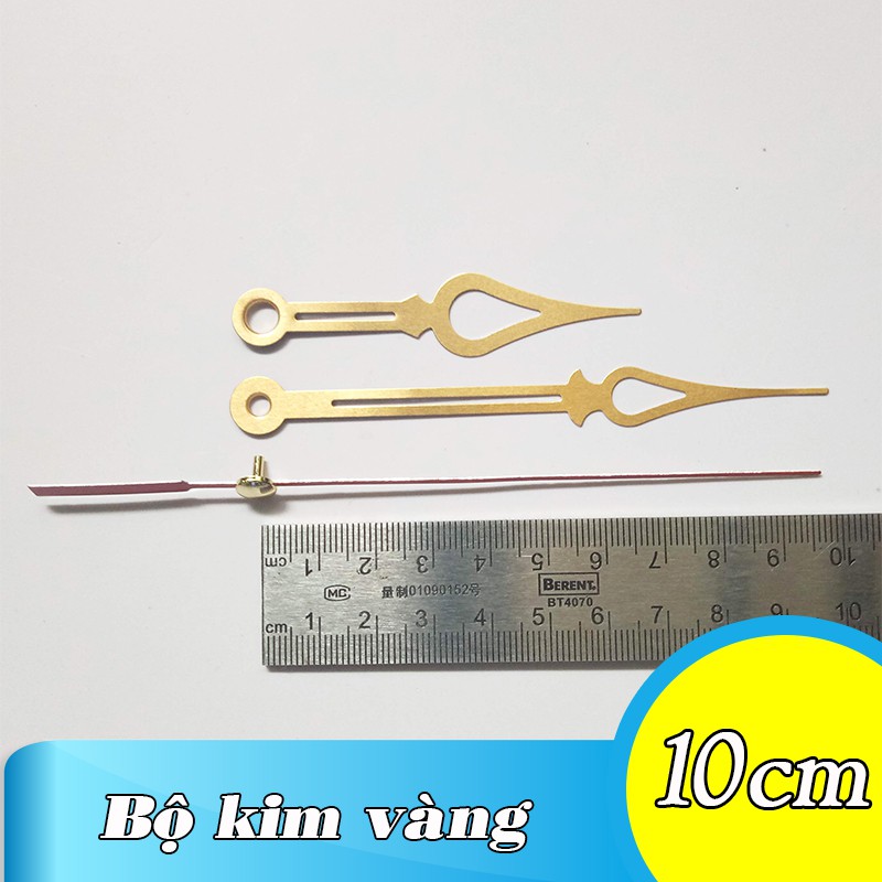 Combo 2 bộ kim đồng hồ treo tường từ 10cm - 11cm