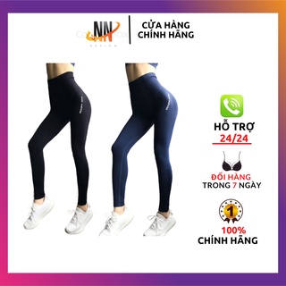 Quần tập gym yoga legging nữ cạp cao amin am016 nâng mông tôn dáng vải co dãn 4 chiều thoáng mát