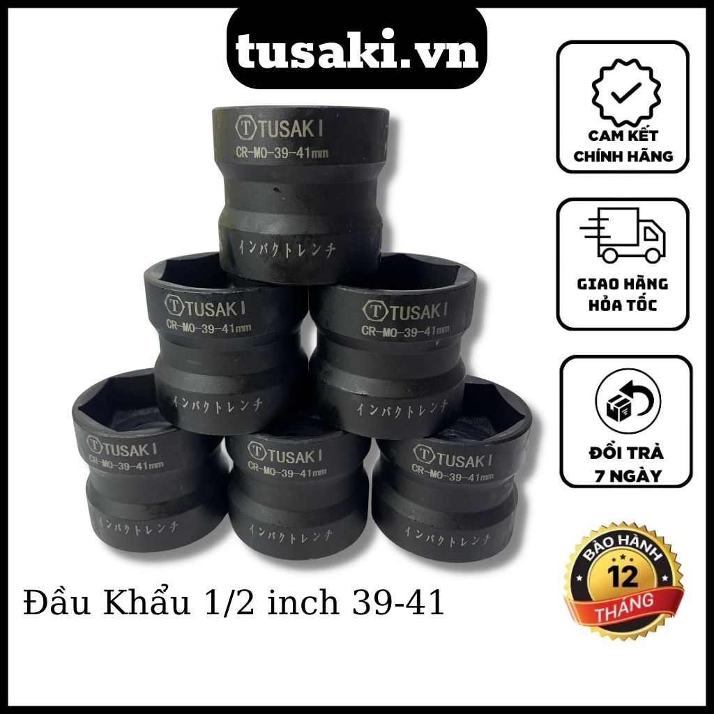 Khẩu Bắn Côn 2 Đầu 39-41 Chân 1/2 Không Cần Sử Dụng Đầu Chuyển Thép CR-MO