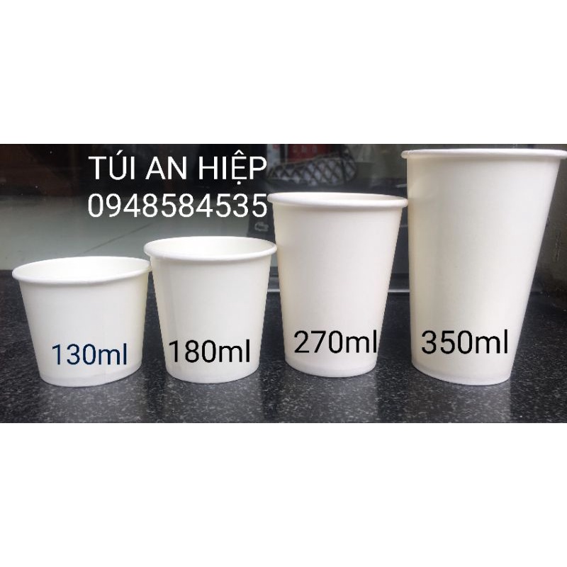 50 cốc giấy, ly giấy chịu nhiệt | set of 50 heat resistant paper cups