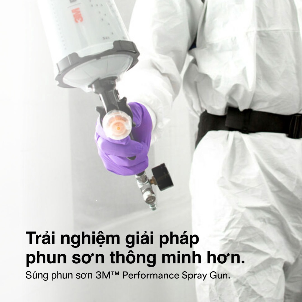 Bộ Súng Phun Sơn 3M Và Hệ Cốc PPS 2.0 Dễ Vệ Sinh, Lớp Sơn Đều, Hiệu Suất Phun Phủ Cao, Siêu Nhẹ