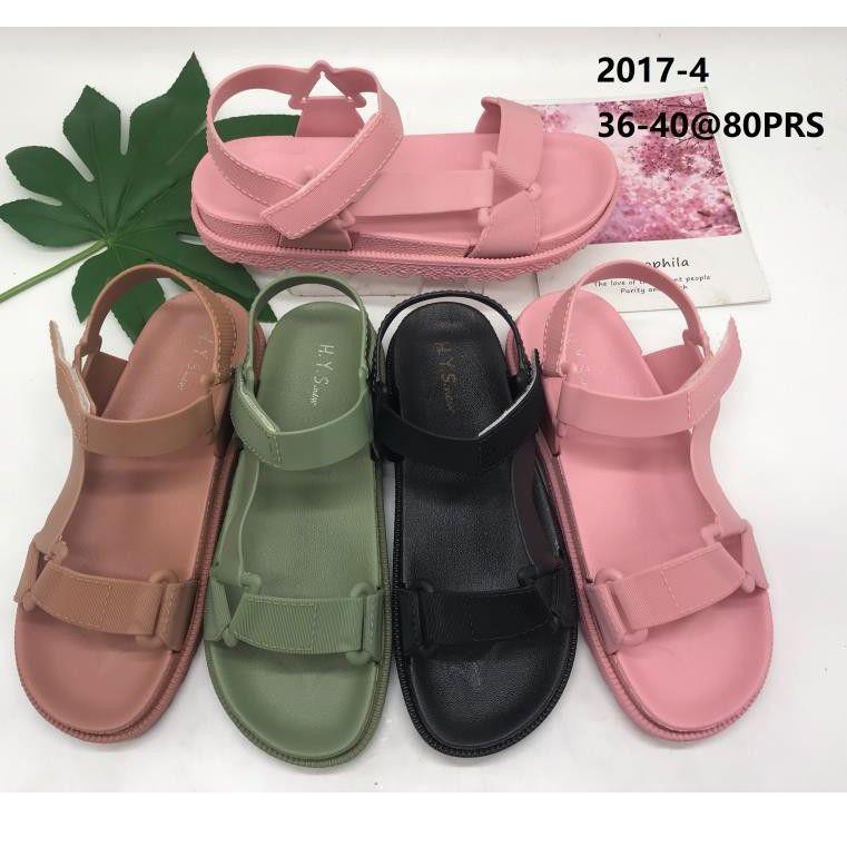 Giày Sandal Cao Su Mềm Mại Thời Trang 2017 I68 Cho Nữ