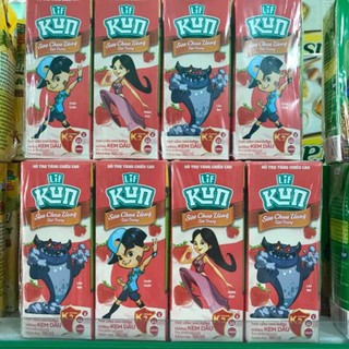 Vỉ sữa Lif KUN các vị 110ml