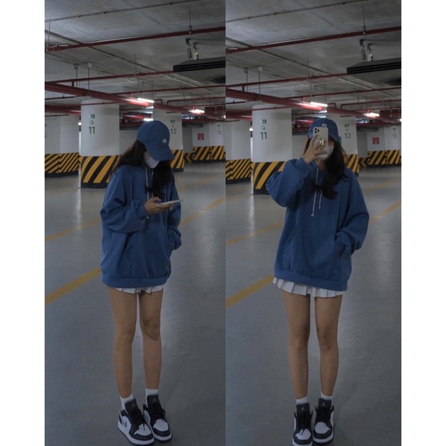 Áo Hoodie Bomber Unisex Nỉ Bông Cao Cấp Phong Cách Ulzzang | BigBuy360 - bigbuy360.vn