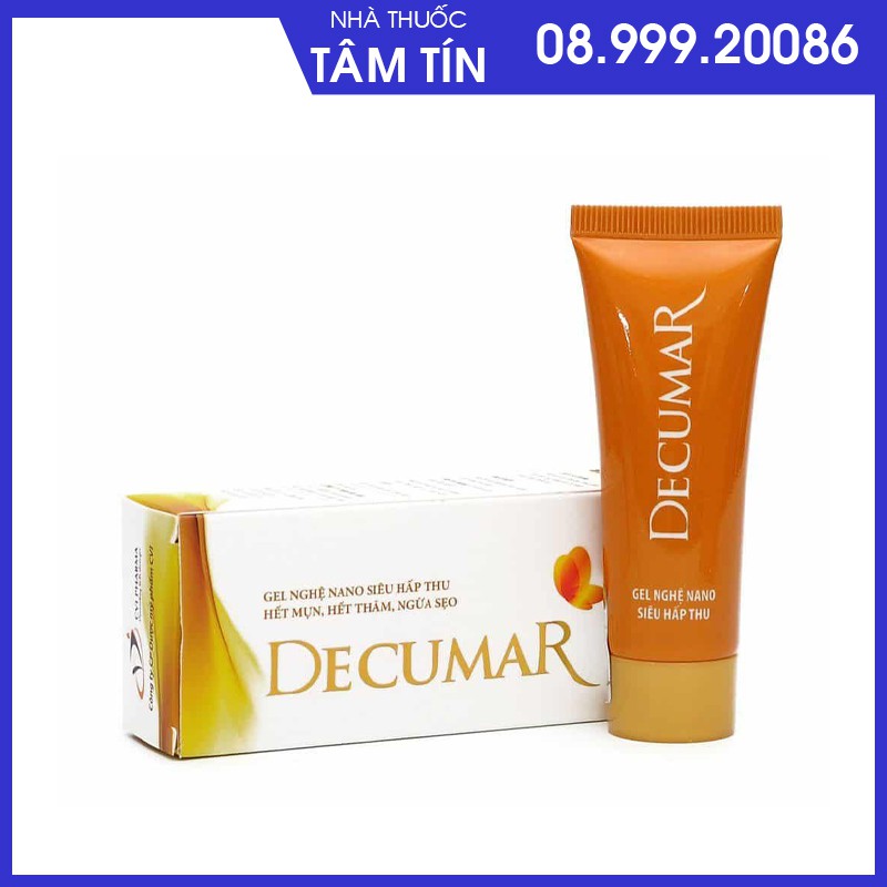 HỖ TRỢ  mụn, thâm, sẹo mụn Decumar