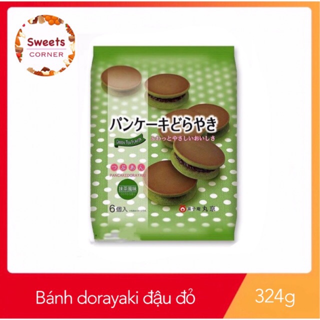 Bánh Dorayaki nhân đậu đỏ 310g (3 loại)