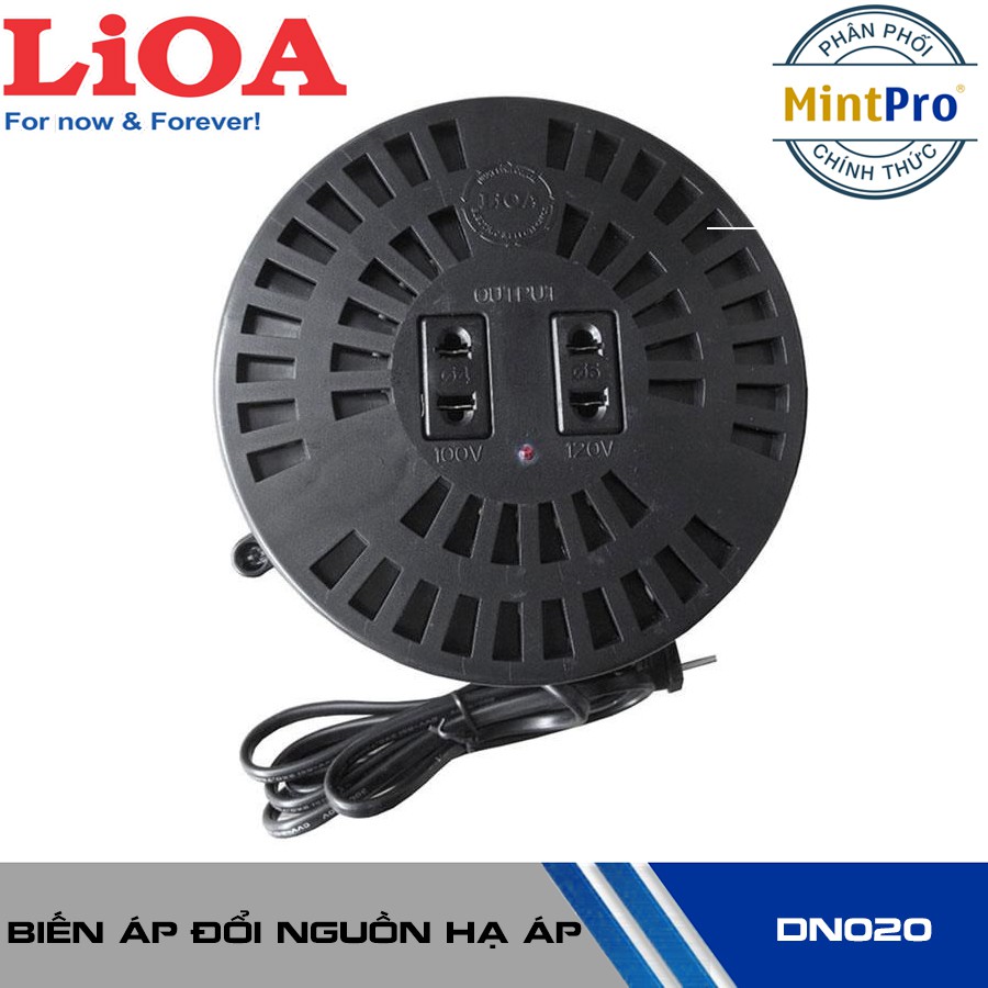 Biến áp đổi nguồn Lioa DN020 1P - 2000VA