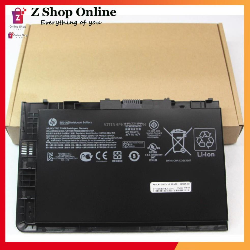 💖 Pin laptop HP EliteBook Folio 9470M 9480M ( mã pin BT04, BT04XL ) Zin