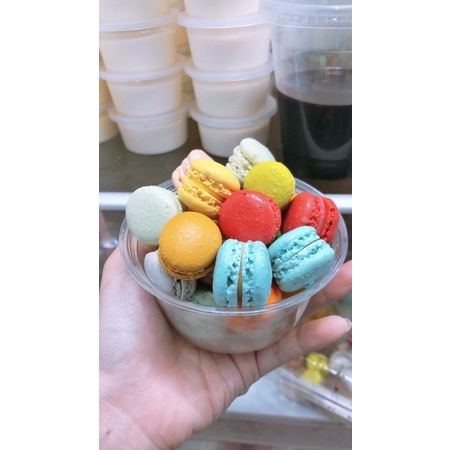 Set 25 bánh macaron mini