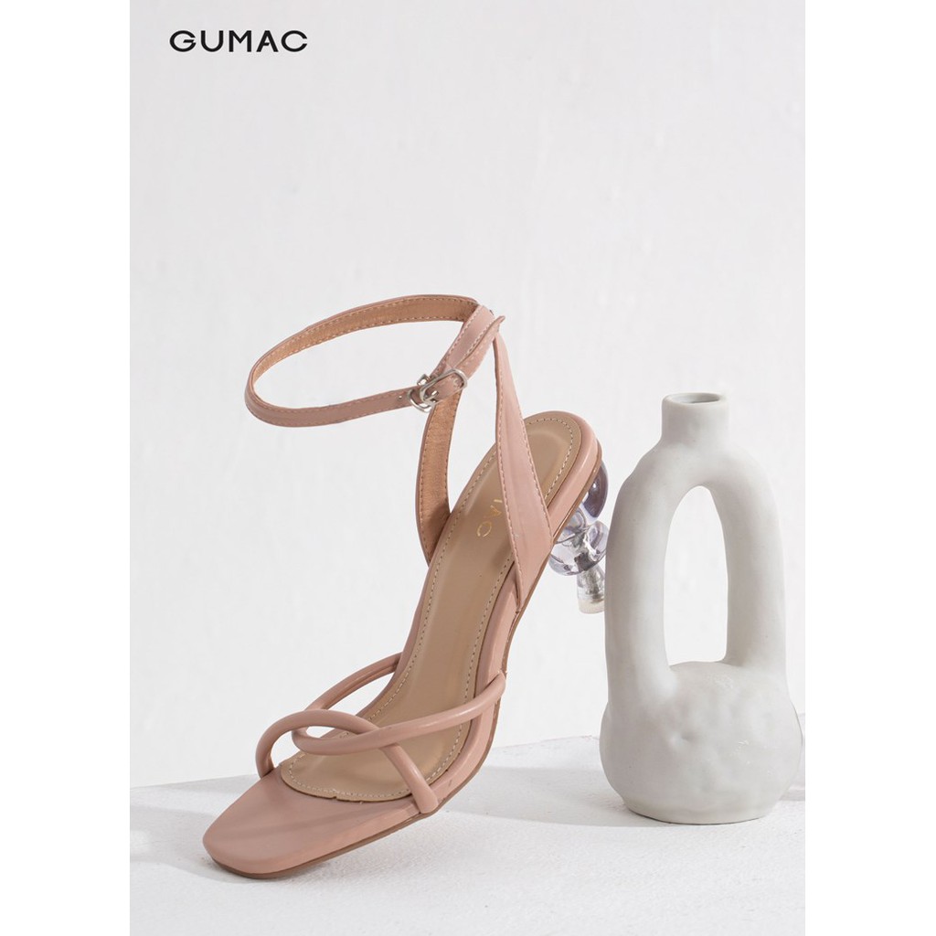 [Mã WABRGU72 giảm 10% tối đa 50k đơn 250k] Giày Sandal nữ gót kiểu GUMAC GD236