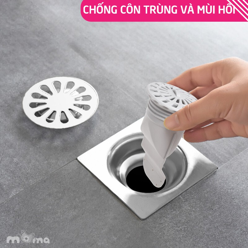 Dụng cụ chặn rác, chống mùi hôi từ cống thoát, lưới lọc chặn rác, bồn rửa chén, nhà tắm, bồn gội đầu_HL083