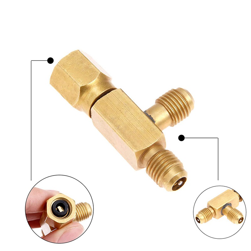 Van Chuyển Đổi 1 / 4 Inch SAE Và Lõi 1 / 4 Inch Cho Máy Điều Hòa R134A