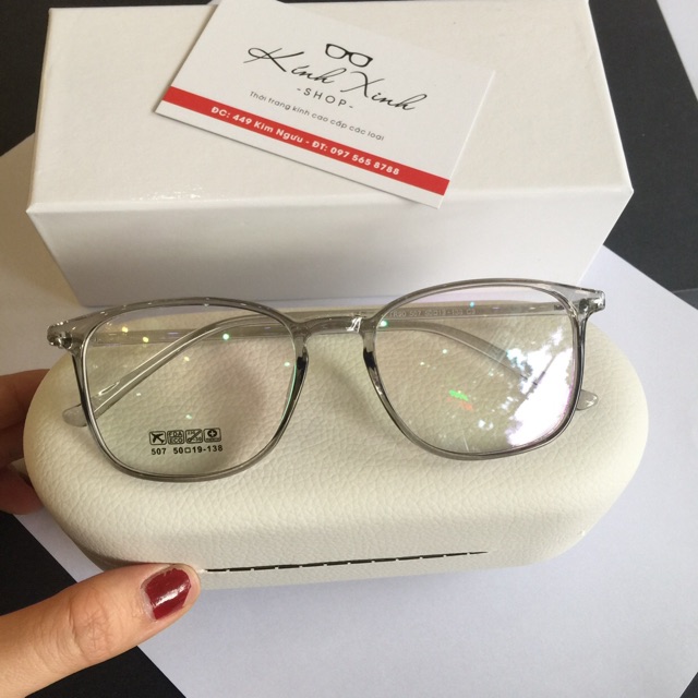 Kính mắt vuông gọng dẻo KOREA Form to Oversize thần thánh - GSD507
