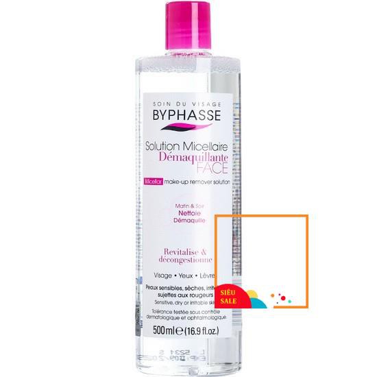 [Có Bill] Nước Tẩy Trang BYPHASSE Solution Micerallaire Face