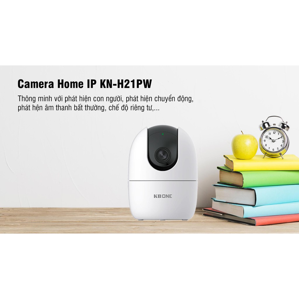 [Mã 267ELSALE hoàn 7% đơn 300K] Camera WiFi Kbone H21P, H21P 1080P - Xoay 360 độ | BigBuy360 - bigbuy360.vn