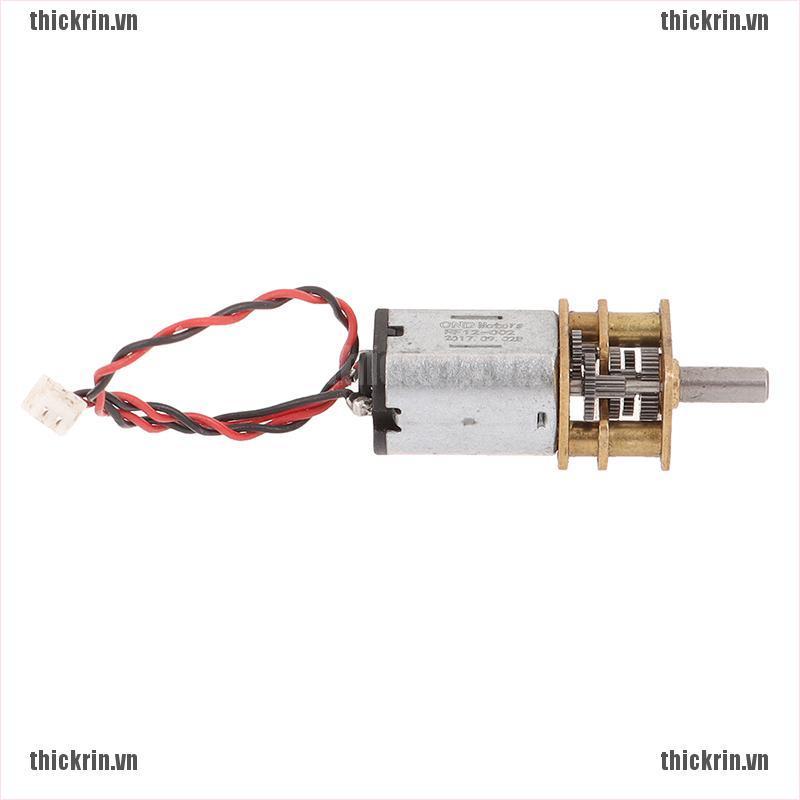 Động cơ giảm tốc hộp số kim loại DC 3V-12V 60RPM tốc độ chậm Micro Mini N20