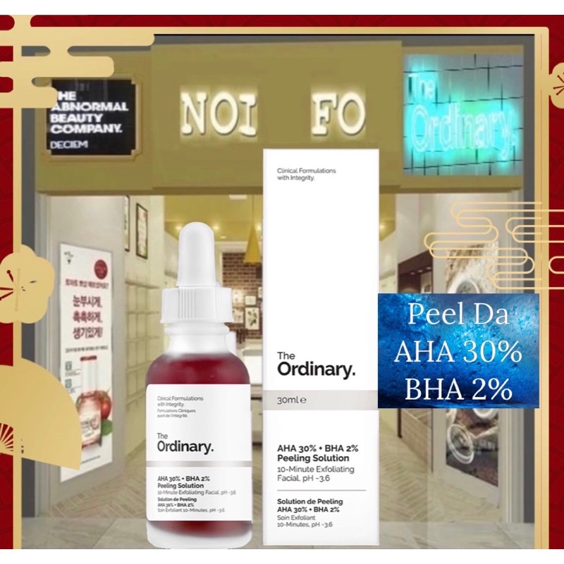 Serum Aha 30% + Bha 2% Tẩy Da The Ordinary
