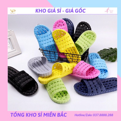 [❌GIÁ SỈ❌] Dép Đi Trong Nhà Tắm Văn Phòng Xốp Lỗ Siêu Bền, Siêu Nhẹ Chống Trơn Trượt 1899