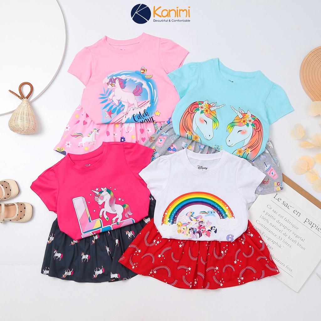 Bán Sỉ Bộ cộc tay DISNEY size đại cho bé gái