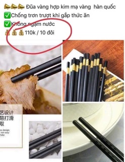 COMBO 10 ĐÔI ĐŨA XUẤT NHẬT