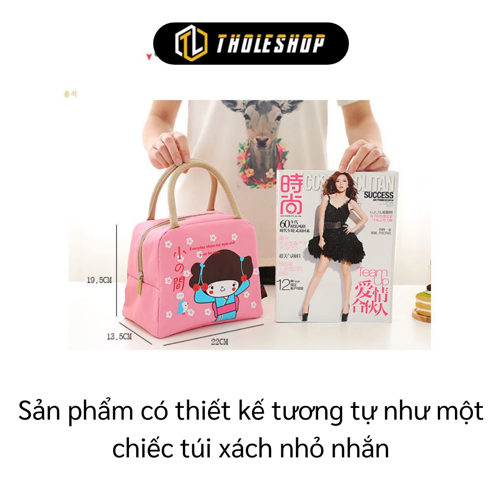 Túi Đựng Cơm - Túi Giữ Nhiệt Đựng Thức Ăn Đi Làm, Đi Học Không Thấm Nước 4005