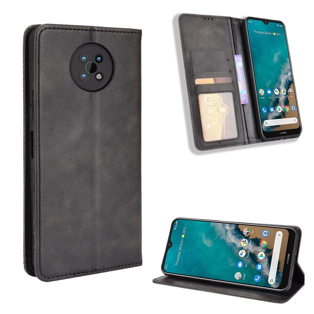 Ốp Lưng Cho Nokia G50 5G Vintage Flip Cover Từ Ví Da PU Hộp Đựng Thẻ
