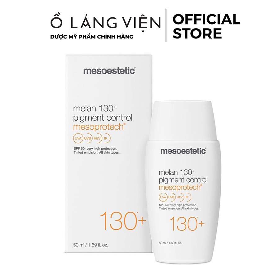 Kem chống nắng kiểm soát nám và sắc tố MESOESTETIC Mesoprotech Melan 130+ Pigment Control