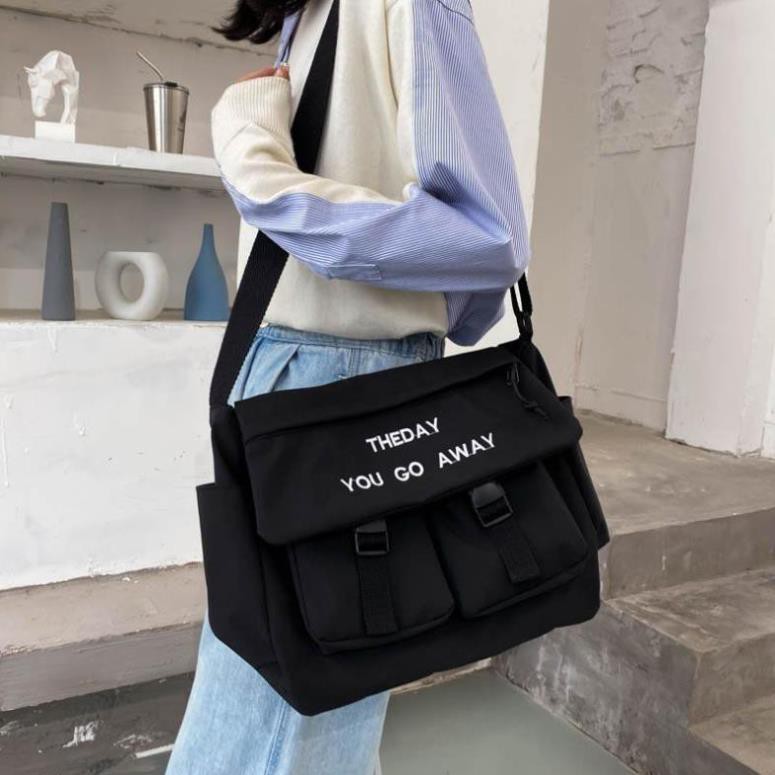 Cặp sách đeo chéo đi học chống thấm thời trang TV091 | BigBuy360 - bigbuy360.vn