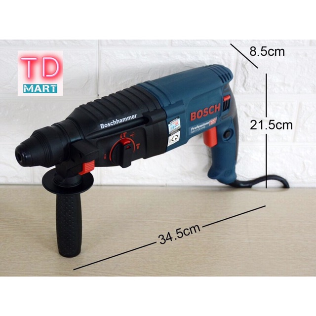 Máy khoan BOSH 2-26 DRE hộp lớn dùng để khoan bê tông , tường , gỗ
