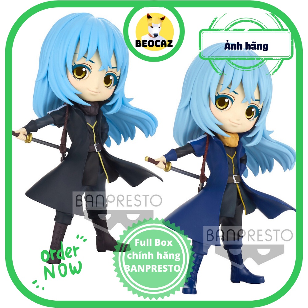 Mô hình Q Posket Rimuru Tempest Chuyển sinh thành Slime Full Box Chính Hãng Banpresto Tensura Đồ chơi Beocaz