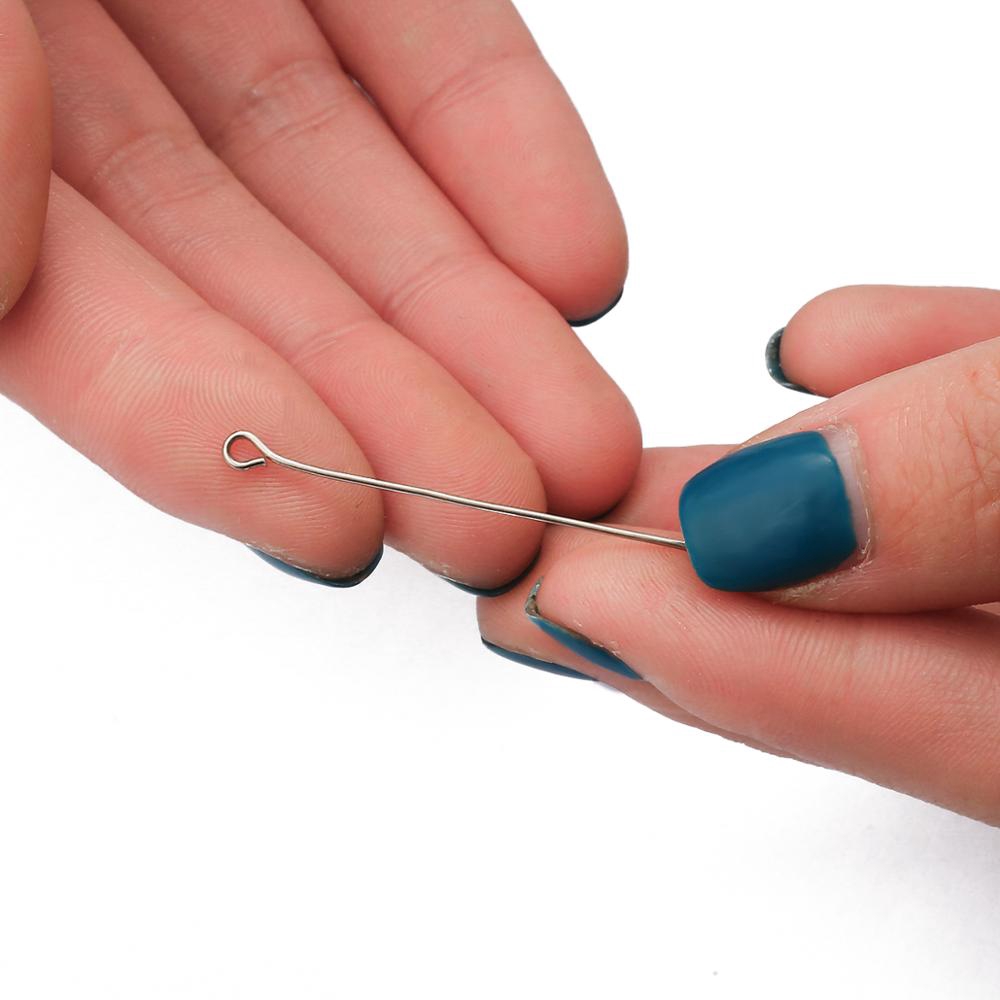 200 Ghim mắt xỏ hạt làm trang sức 16-50mm bằng kim loại nhiều màu sắc