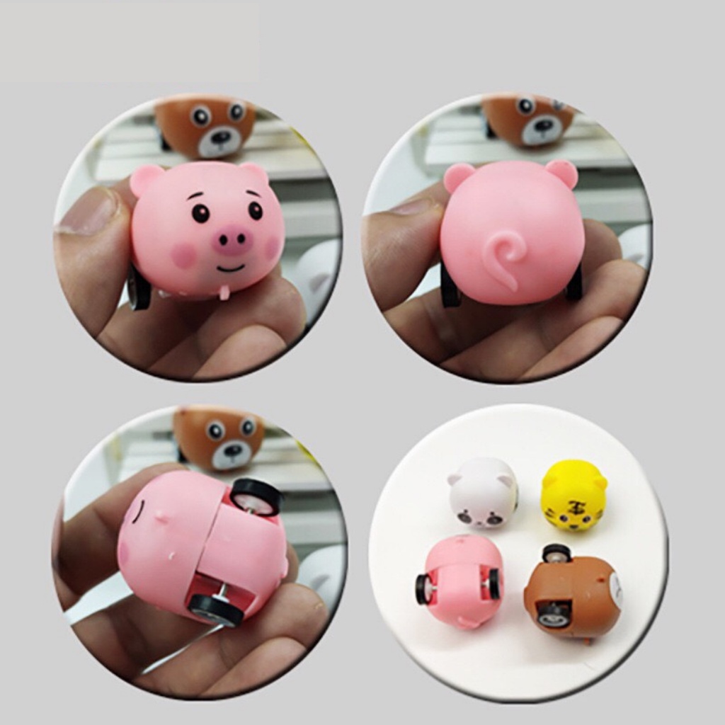 Đồ Chơi Ô Tô Trẻ Em Chạy Cót Hình Thú Dễ Thương Cho Bé - Xe Ô Tô Cho Bé Nhiều Màu Sắc  Sóc_toystore
