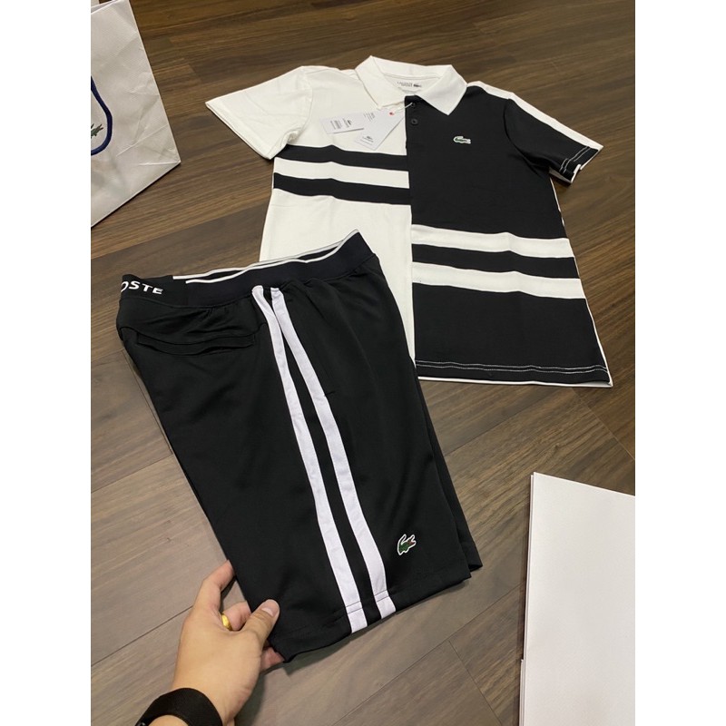 Bộ thể thao lacost nam hè 2021 mới về chất gai cá sấu cực đẹp luôn | BigBuy360 - bigbuy360.vn