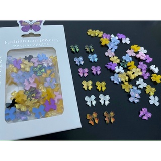 Charm Nơ Nhựa Gắn Móng