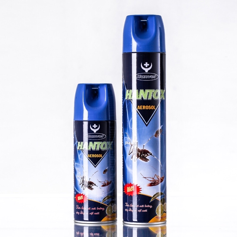 Hantox Aerosol hương chanh - Bình xịt diệt côn trùng muỗi ruồi kiến gián