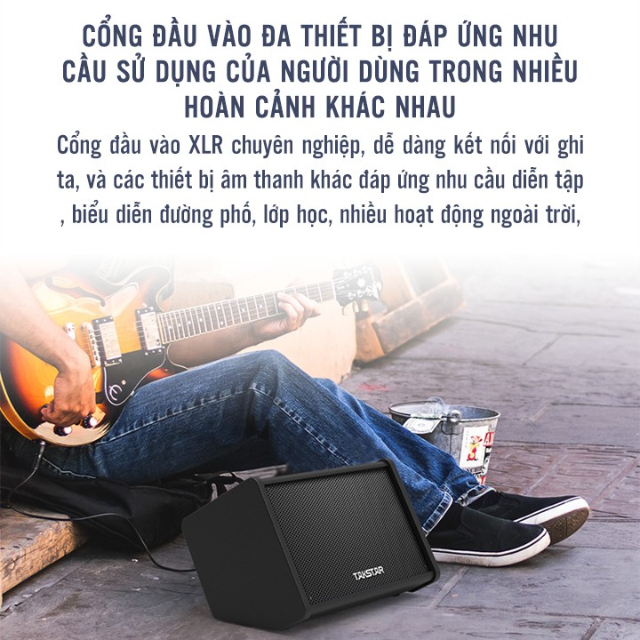 Loa xách tay Takstar OPS-25 - Loa kéo bluetooth hát karaoke di động, công suất 40W [BH 1 NĂM] - Loa di động Takstar