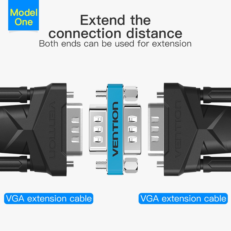 Đầu chuyển VGA (M) to VGA (M) Vention DDCI0